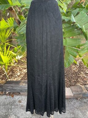 Lace sparkle, trumpet maxi skirt like Spencer Alexis